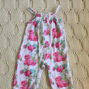 Laura Ashley Floral Girl's Jumpsuit - 24 Months